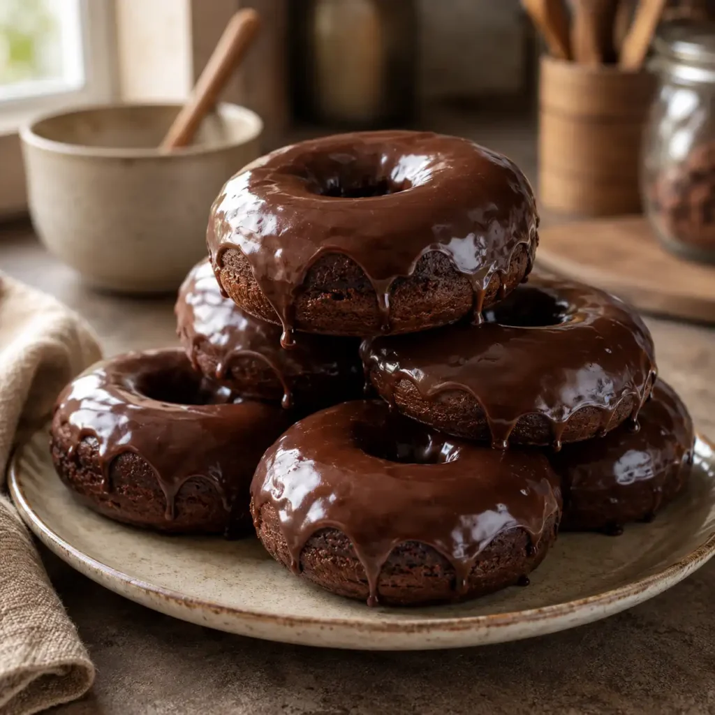 glazed chocolate donut recipe featured image
