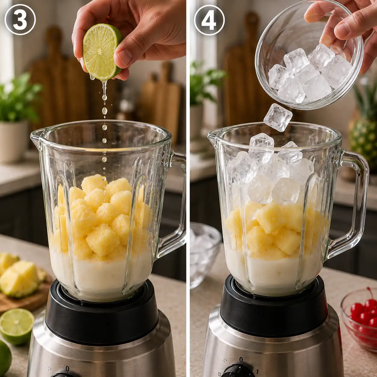 Virgin pina colada final dish