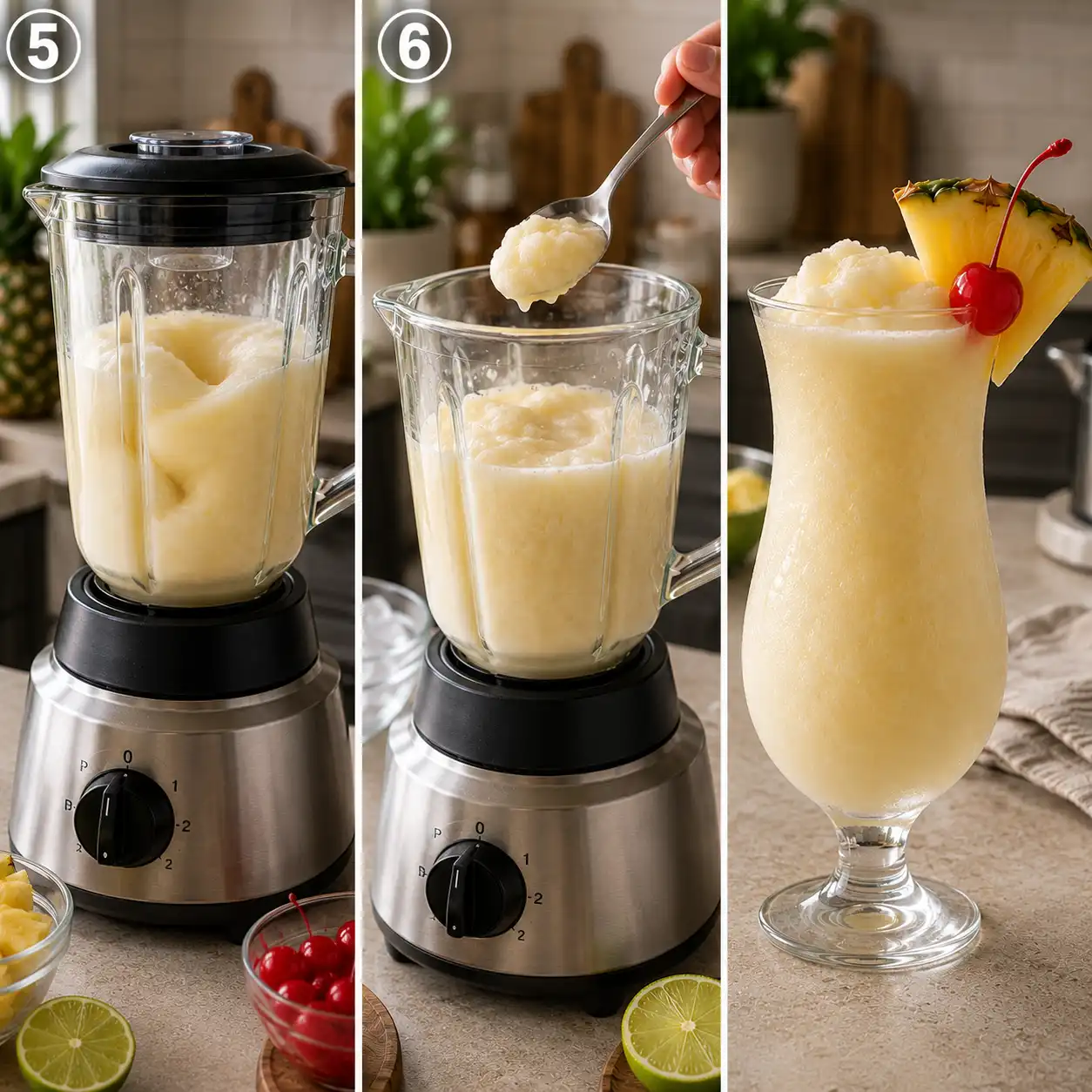 Virgin pina colada final dish
