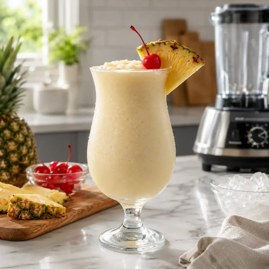 non alcoholic pina colada recipe featured image