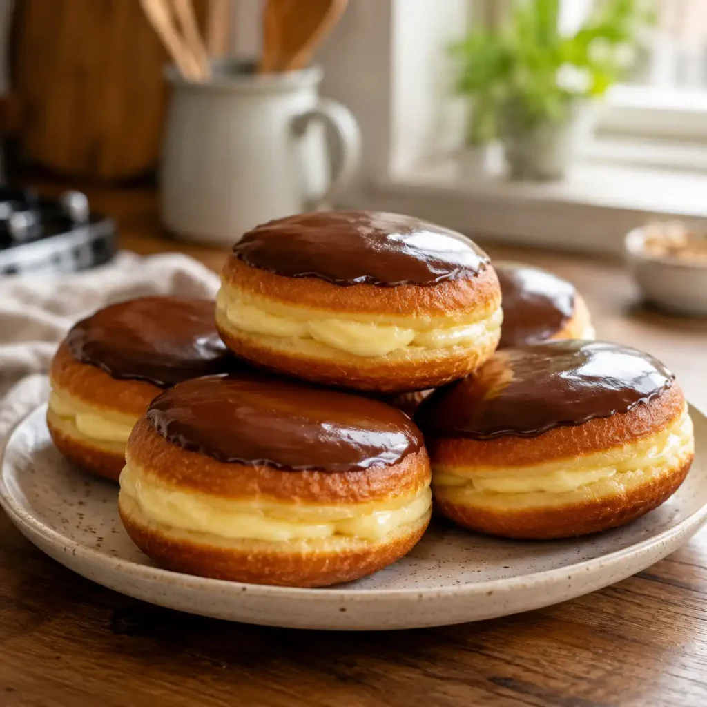 boston cream donut recipe featured image