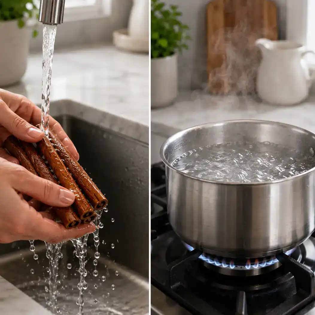 Cinnamon Water Recipe preparation