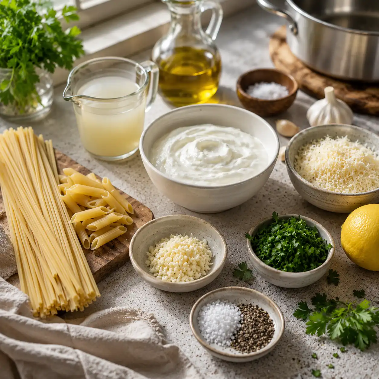 greek yogurt pasta sauce ingredients