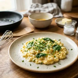 scrambled eggs with cottage cheese recipe featured image