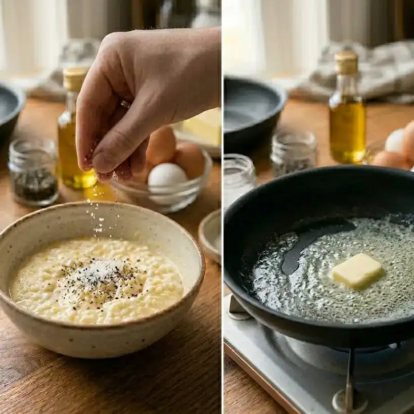 scrambled eggs with cottage cheese final dish