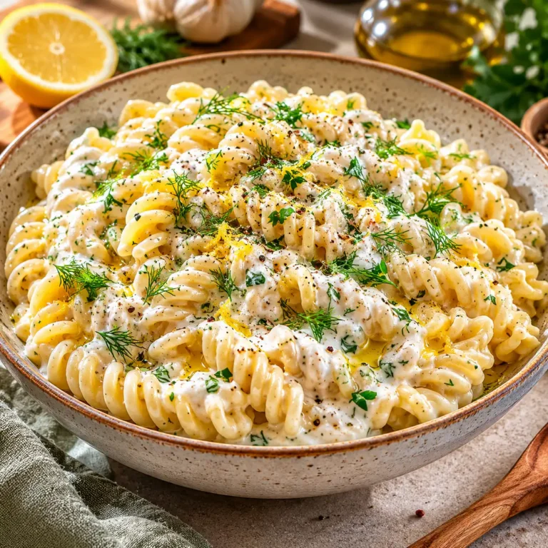 yogurt noodles recipe featured image
