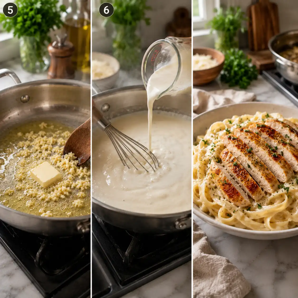 chicken alfredo recipe olive garden final dish