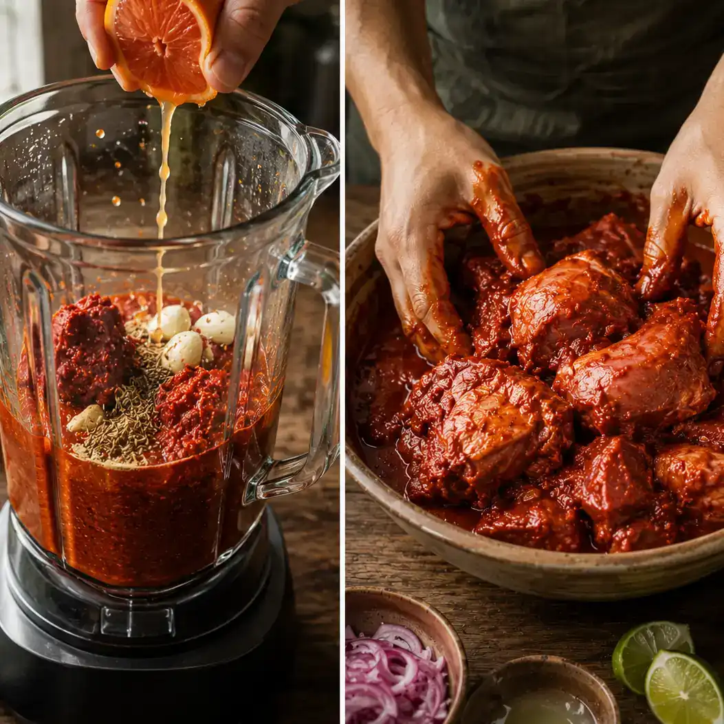 cochinita pibil preparation