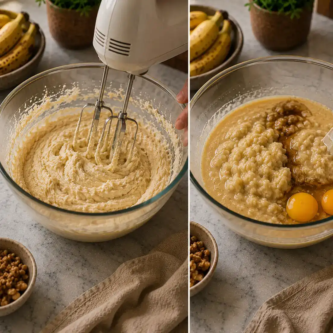 banana nut bread recipe final dish