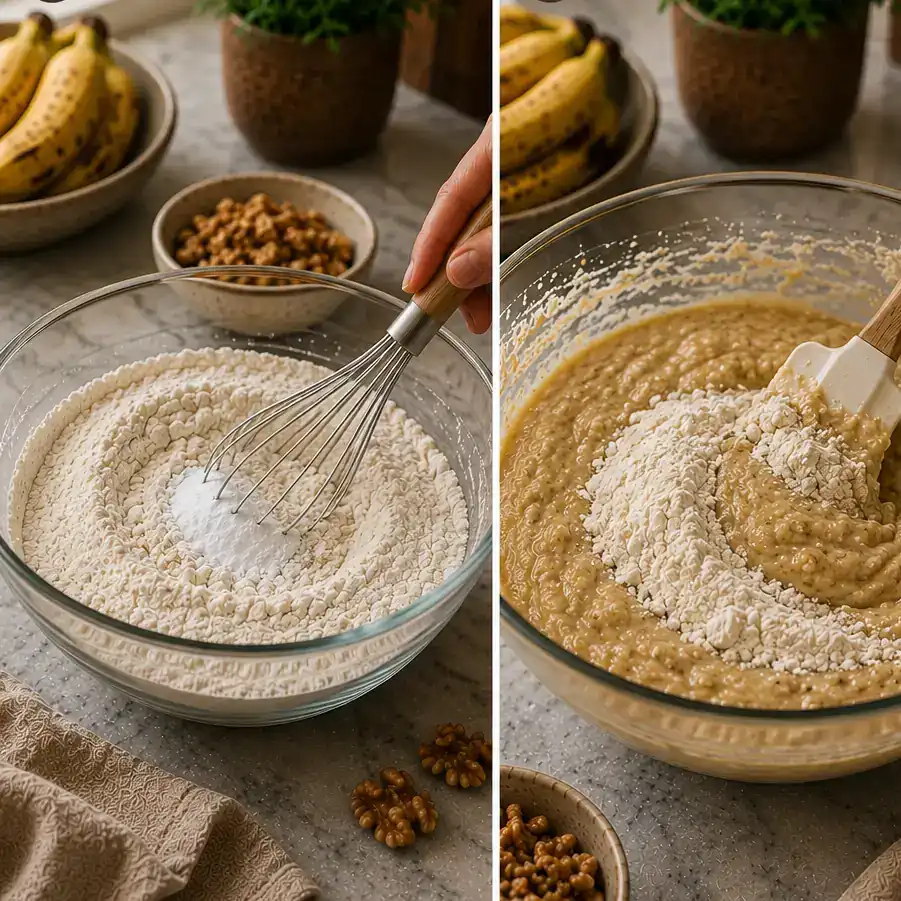 banana nut bread recipe final dish