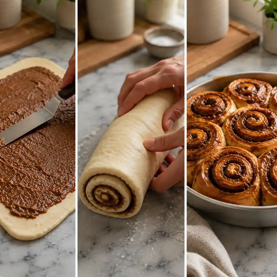 cinnamon roll filling recipe final dish