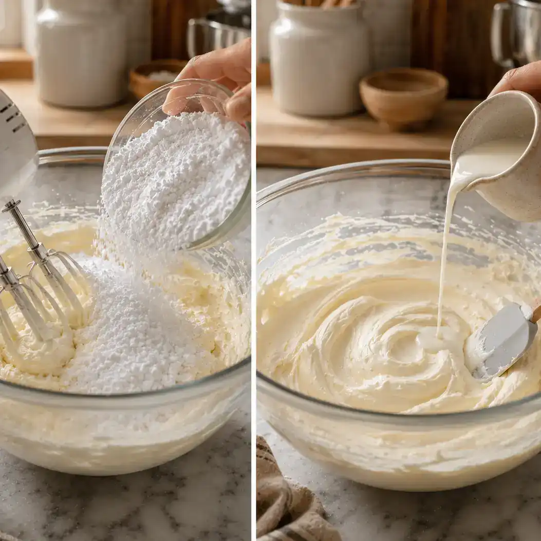 cinnamon roll icing recipe final dish