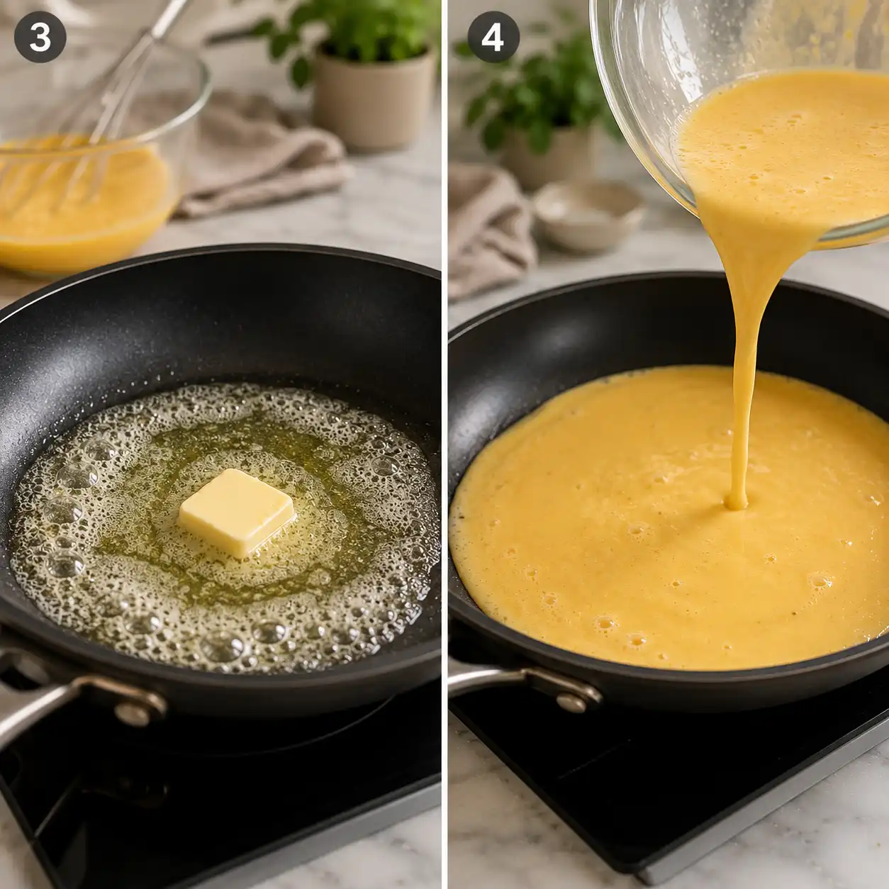 scrambled eggs recipe final dish
