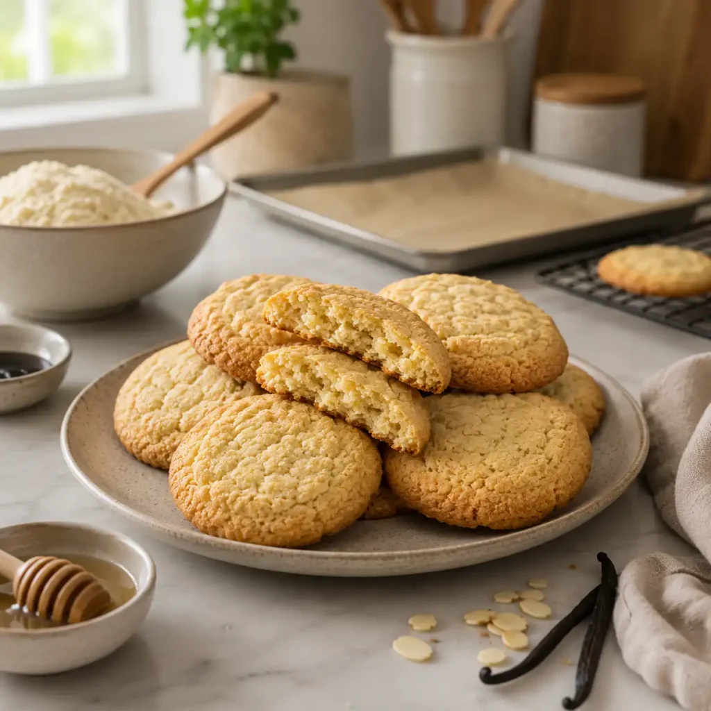 Almond flour cookies recipe featured image