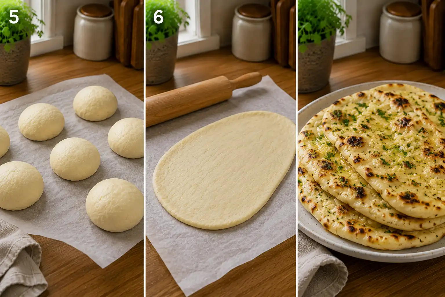 keto naan bread recipe final dish