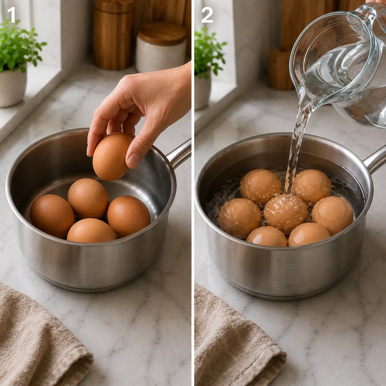 perfect hard boiled eggs preparation