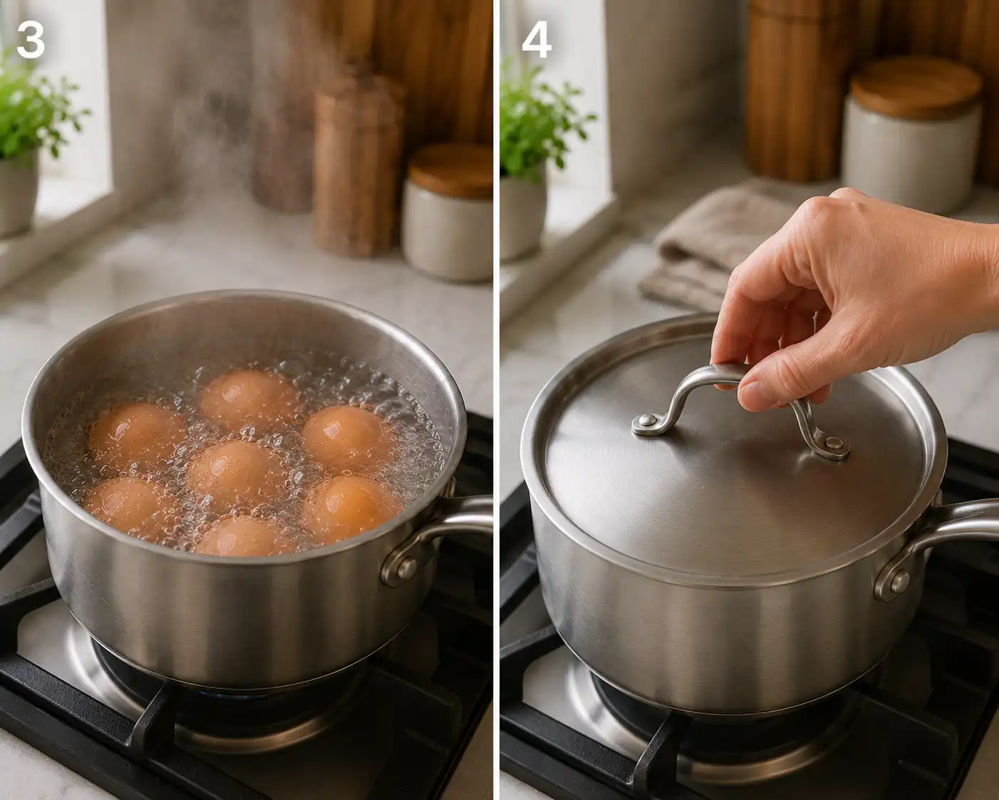 perfect hard boiled eggs final dish