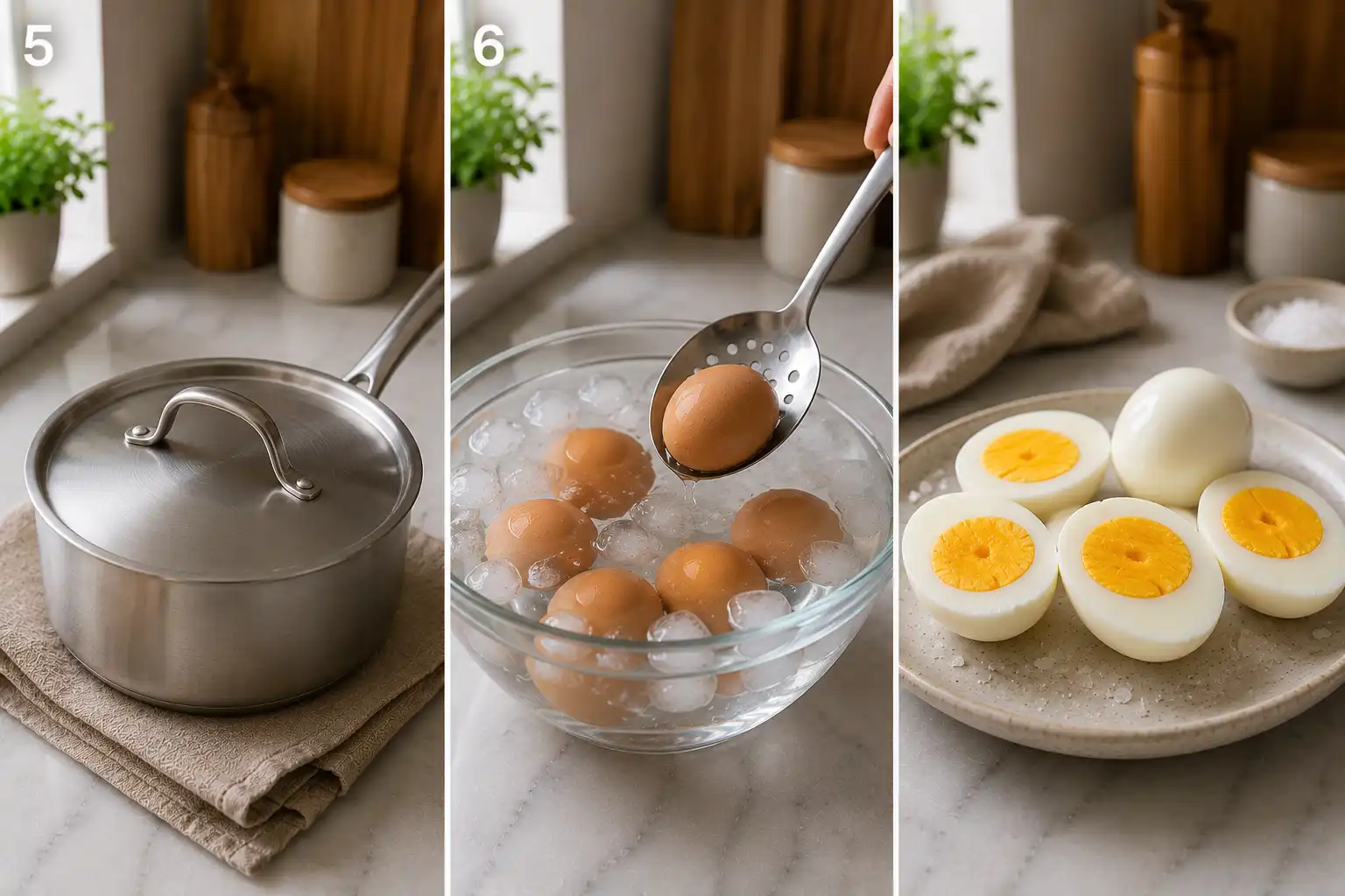 perfect hard boiled eggs final dish
