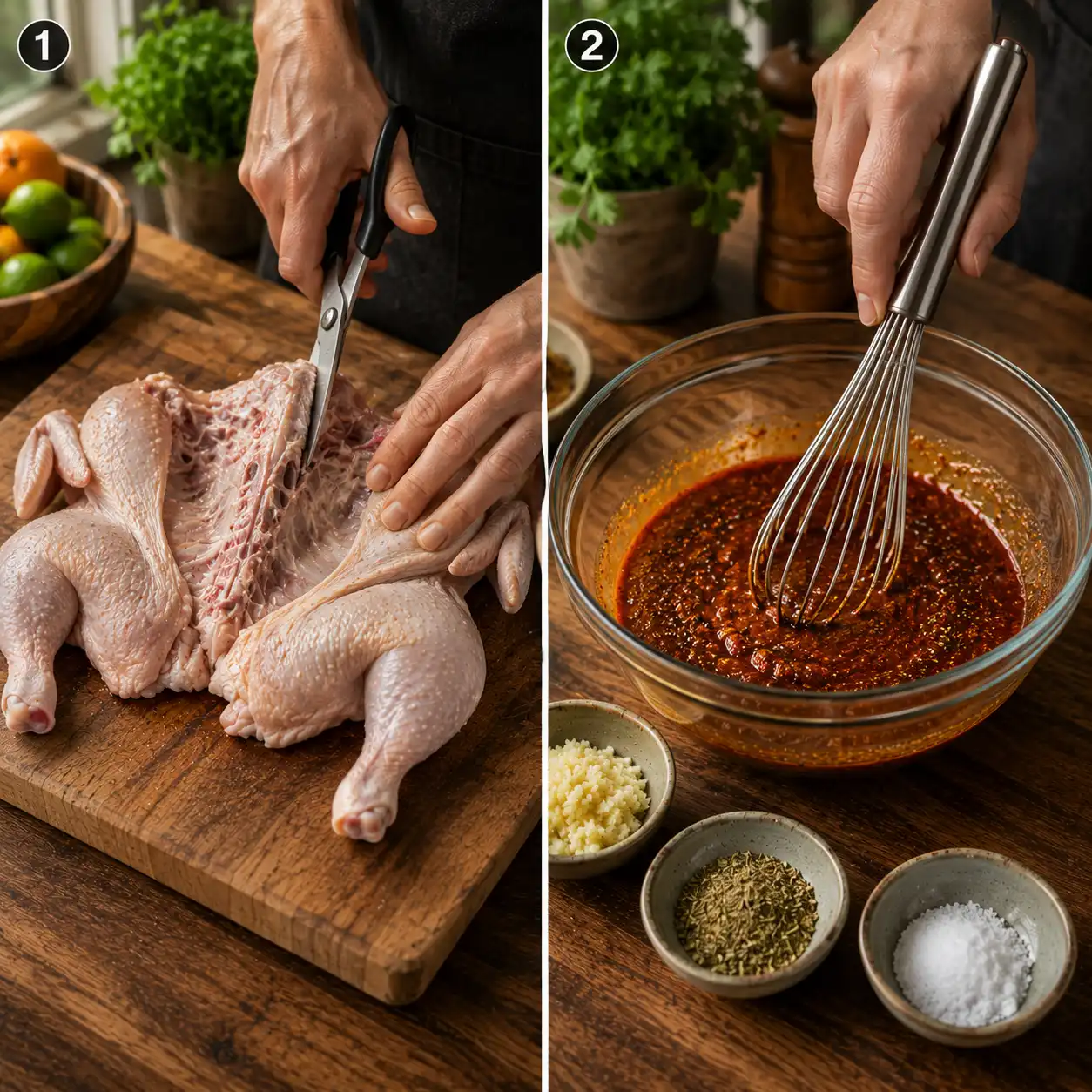 rio grande pollo asado preparation