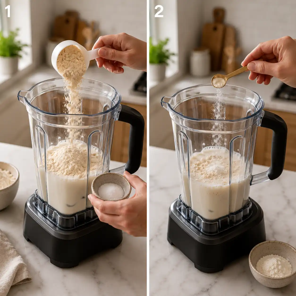 Protein Ice Cream Recipe preparation