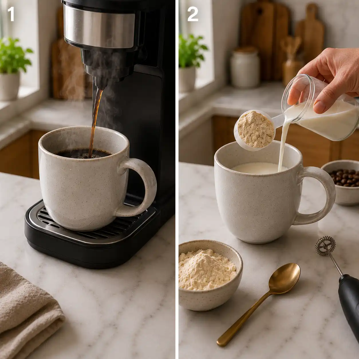 Protein Coffee Recipe preparation