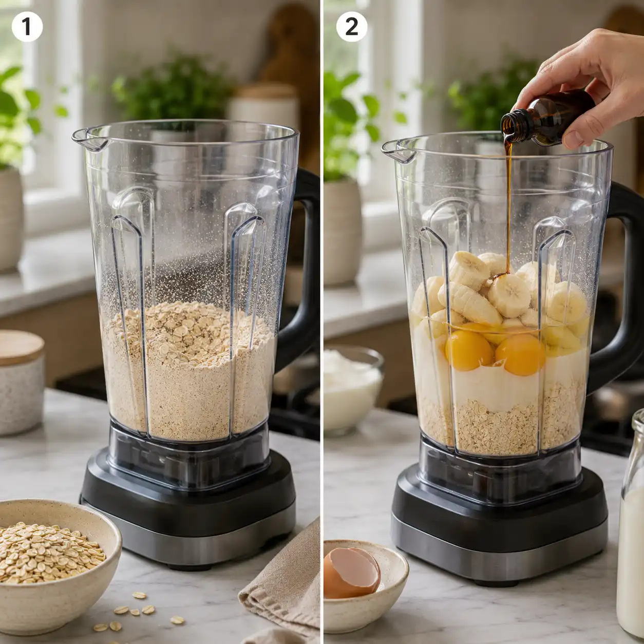 healthy pancake recipe preparation