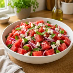 feta watermelon salad recipe recipe featured image