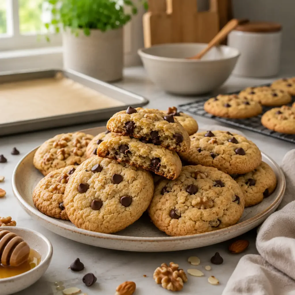 healthy almond flour cookies recipe featured image