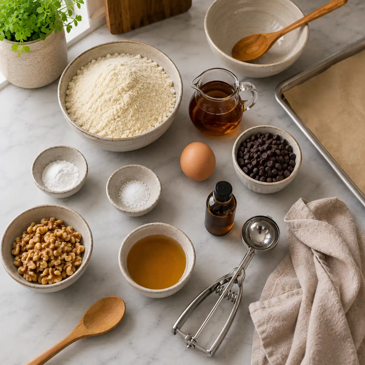 healthy almond flour cookies ingredients
