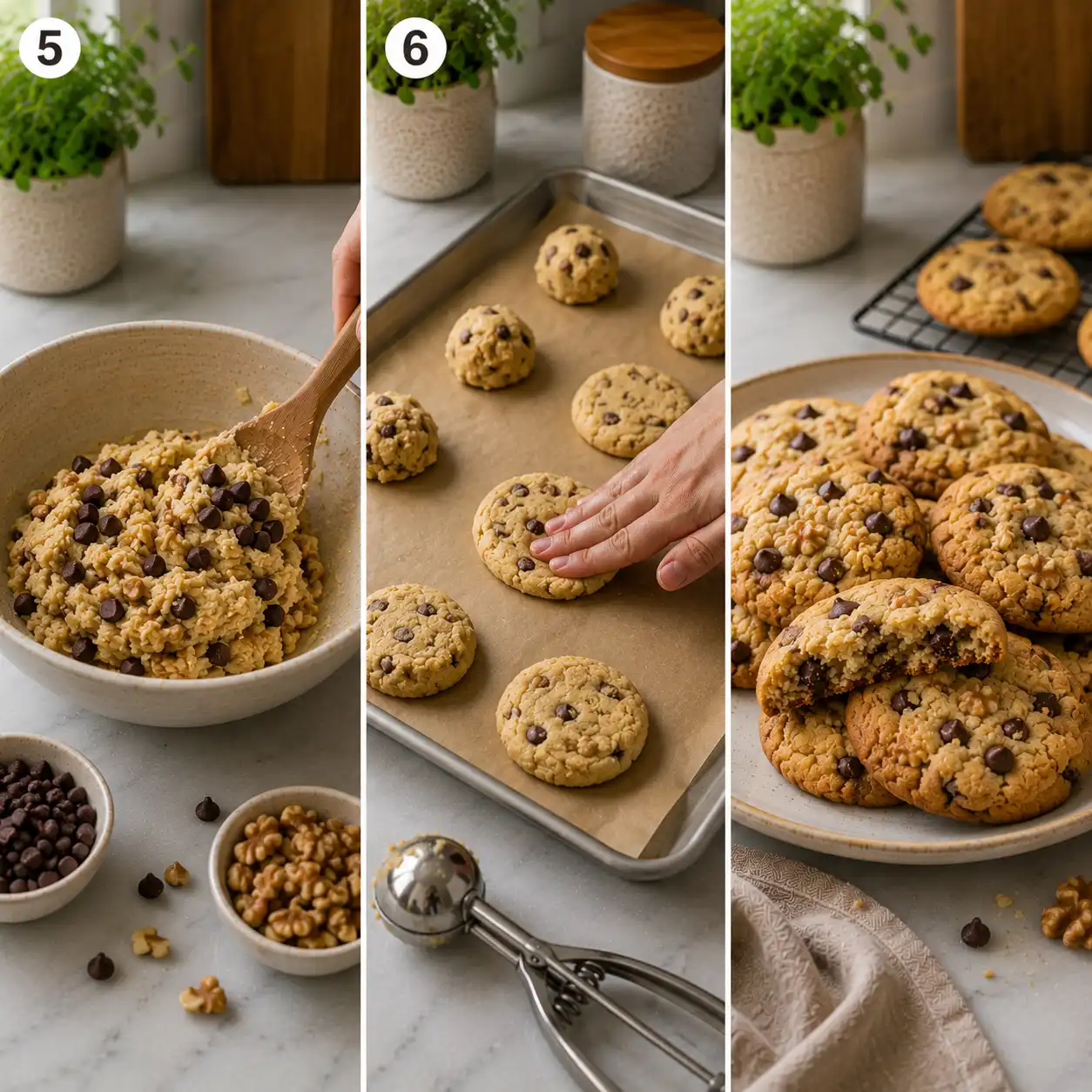 healthy almond flour cookies final dish