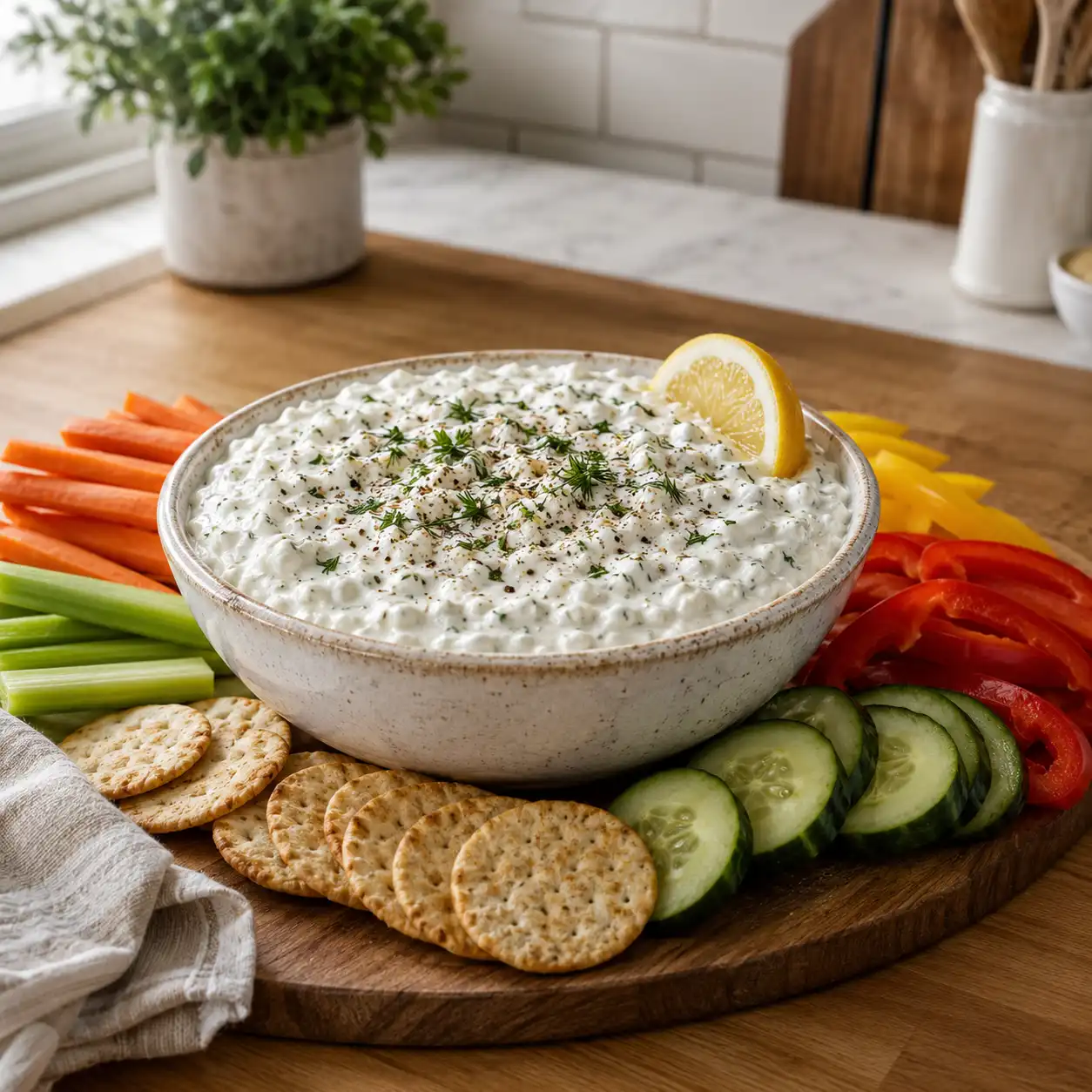 Cottage Cheese Ranch Dip recipe featured image
