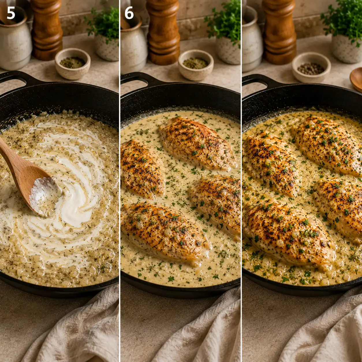 chicken dish recipe final dish