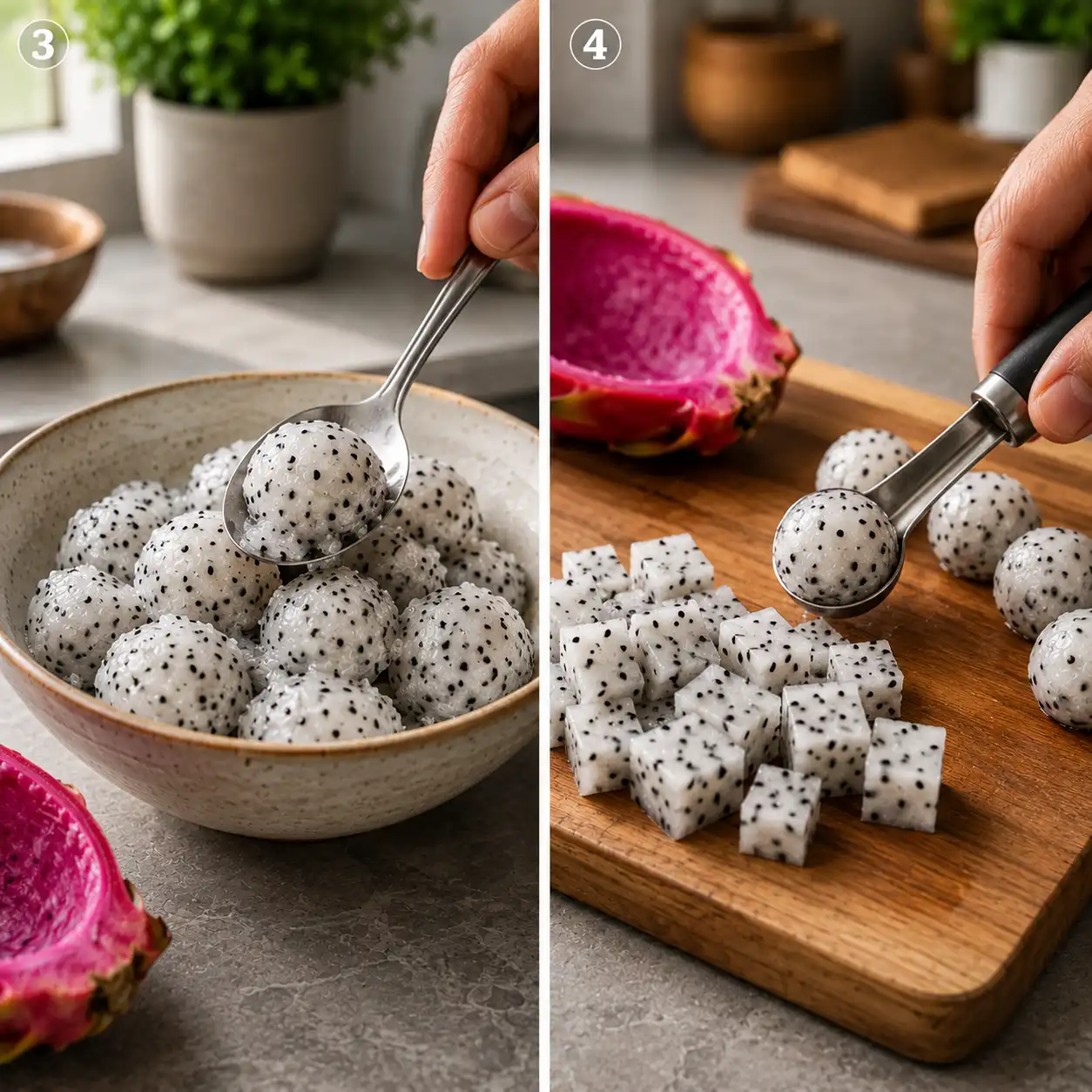 dragon fruit final dish