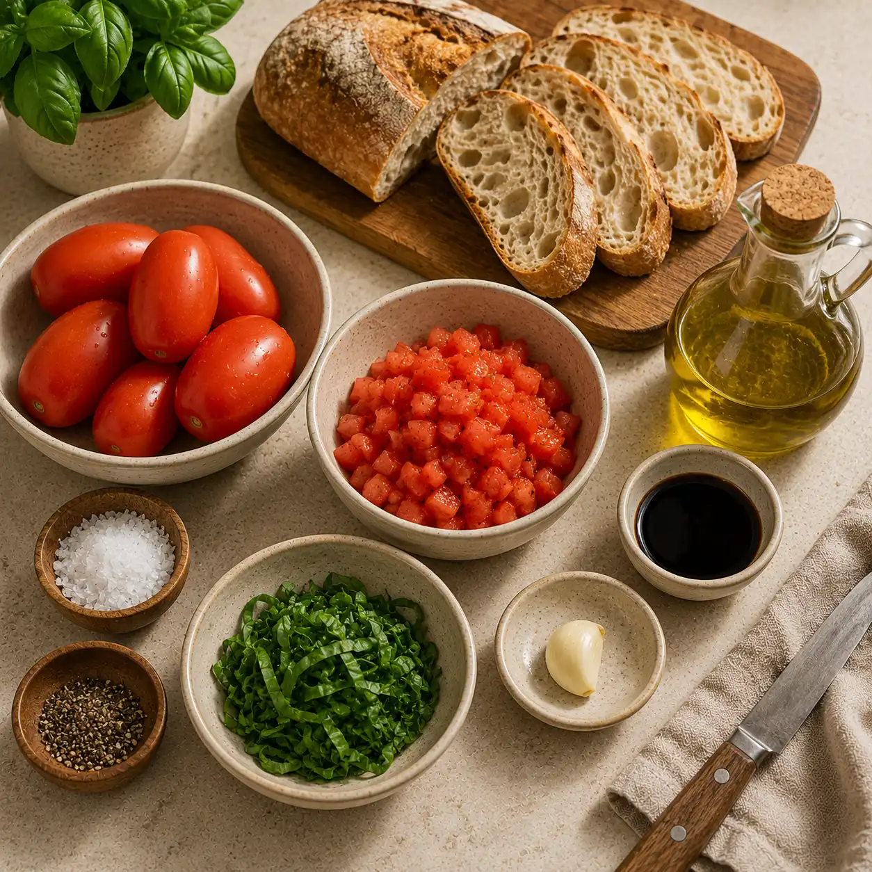 bruschetta recipe ingredients