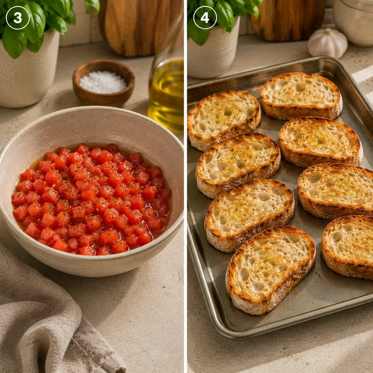bruschetta recipe final dish