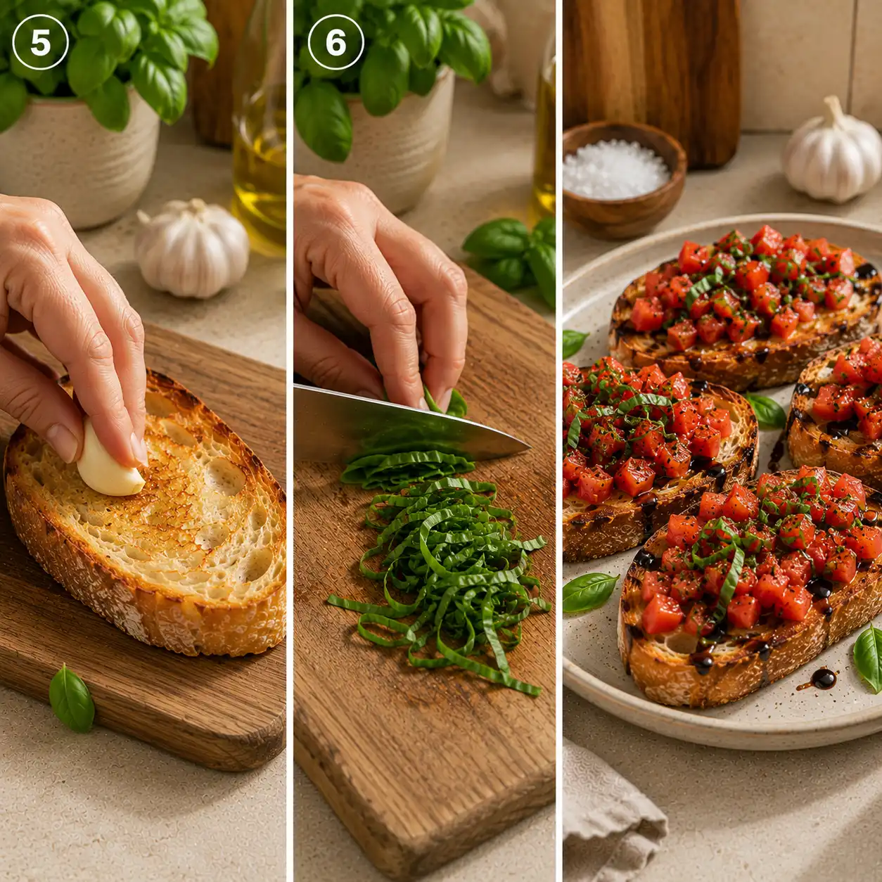 bruschetta recipe final dish