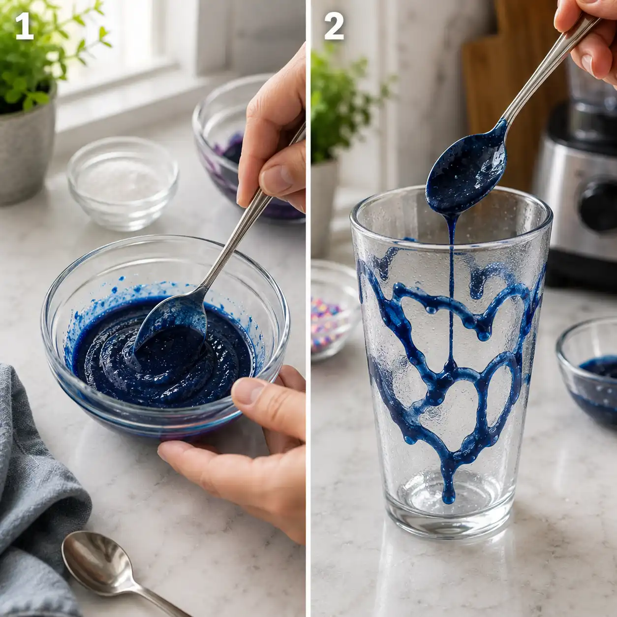 unicorn frappuccino recipe preparation step 1