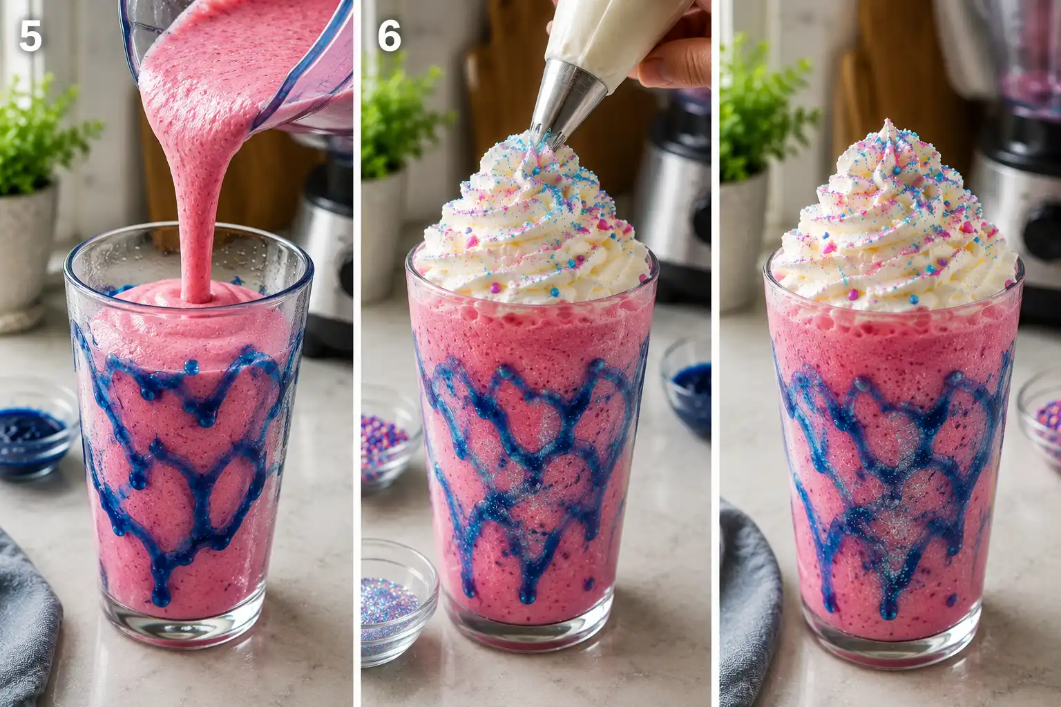 unicorn frappuccino final dish