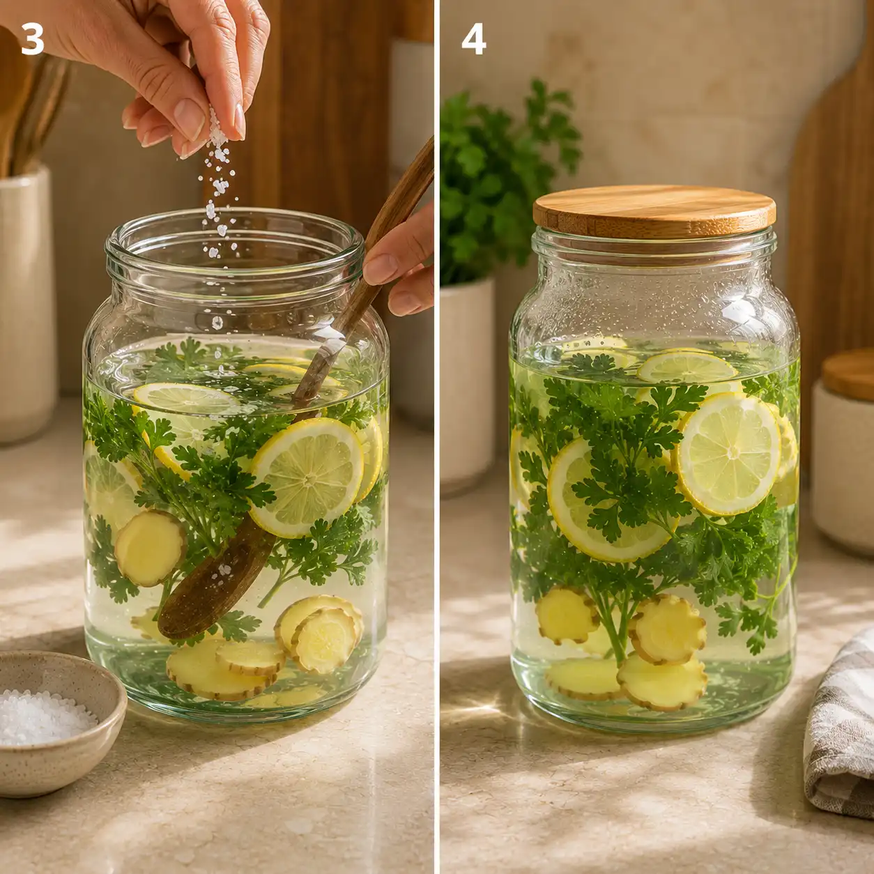 homemade lymphatic drainage drink final dish