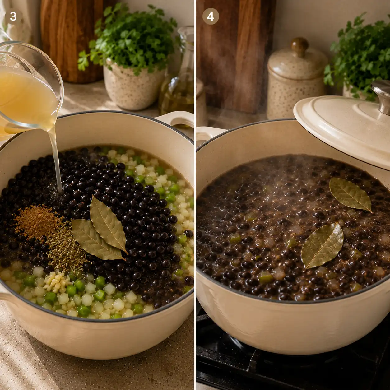 black beans recipe final dish