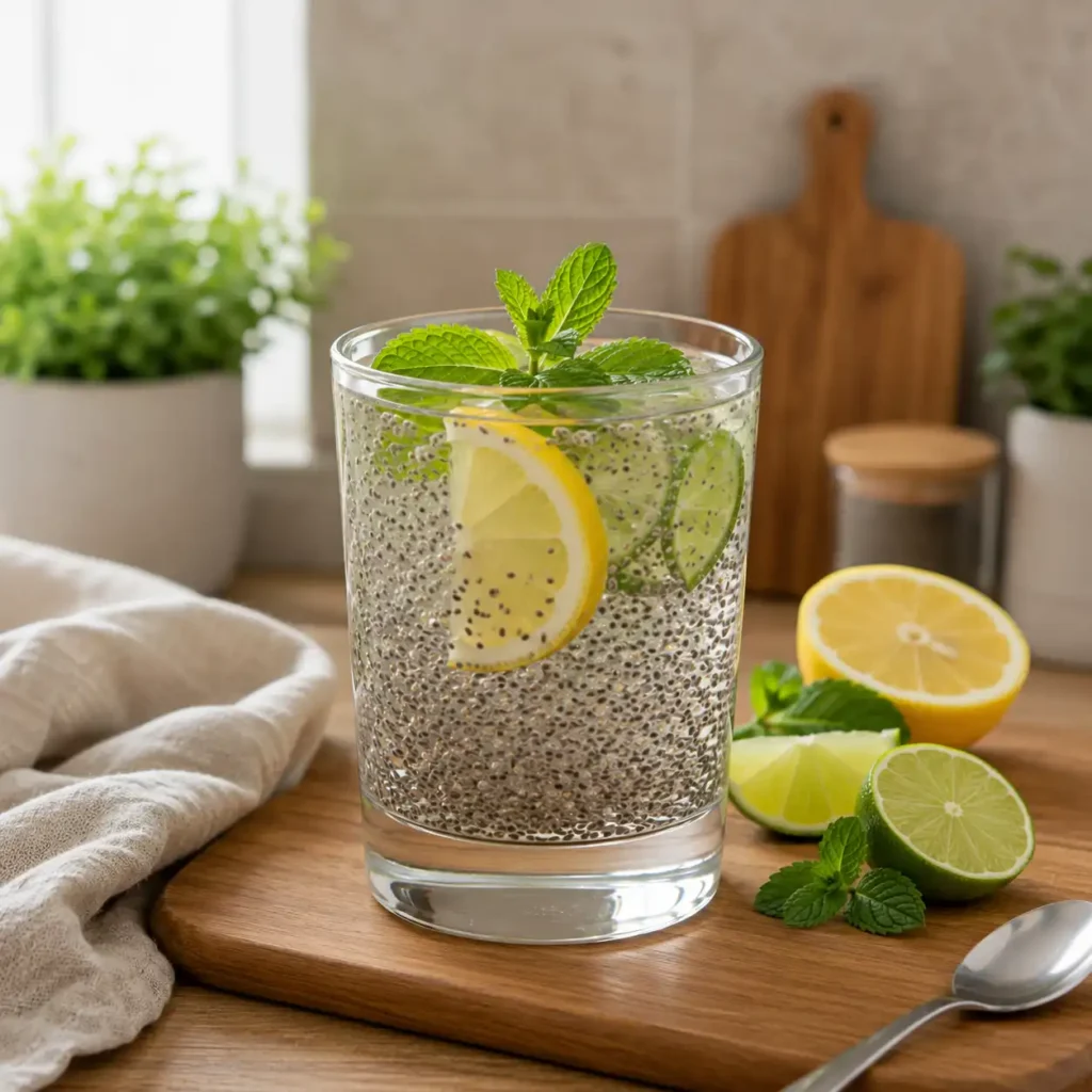 chia seed water recipe featured image
