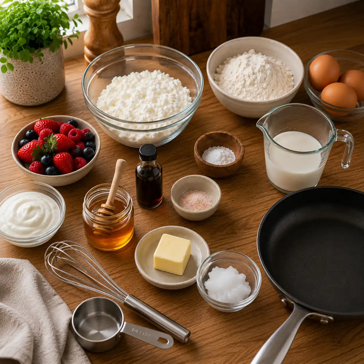 cottage cheese pancakes ingredients