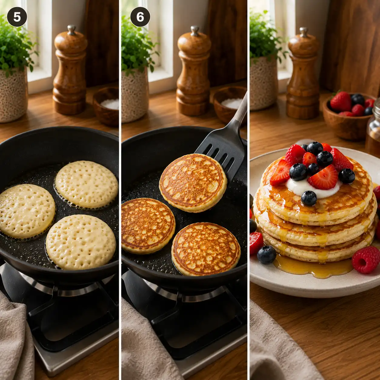 cottage cheese pancakes final dish