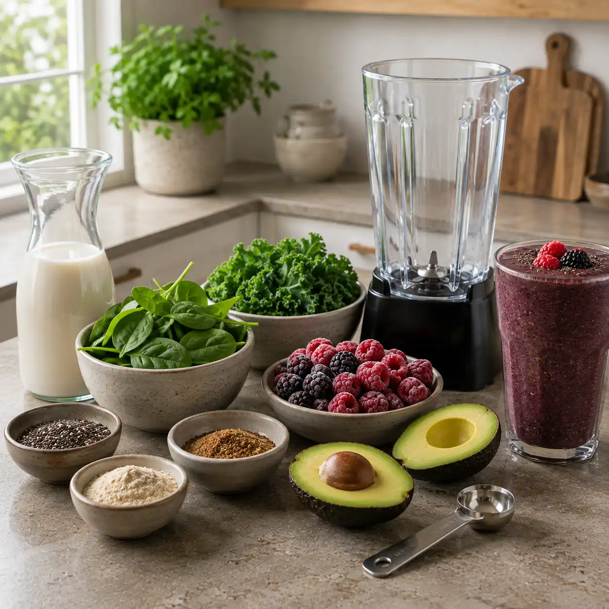 fibermaxxing smoothie recipe ingredients