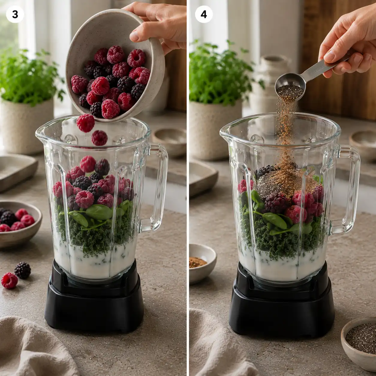 fibermaxxing smoothie recipe final dish
