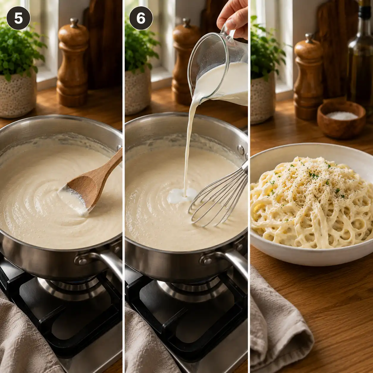cottage cheese alfredo sauce final dish