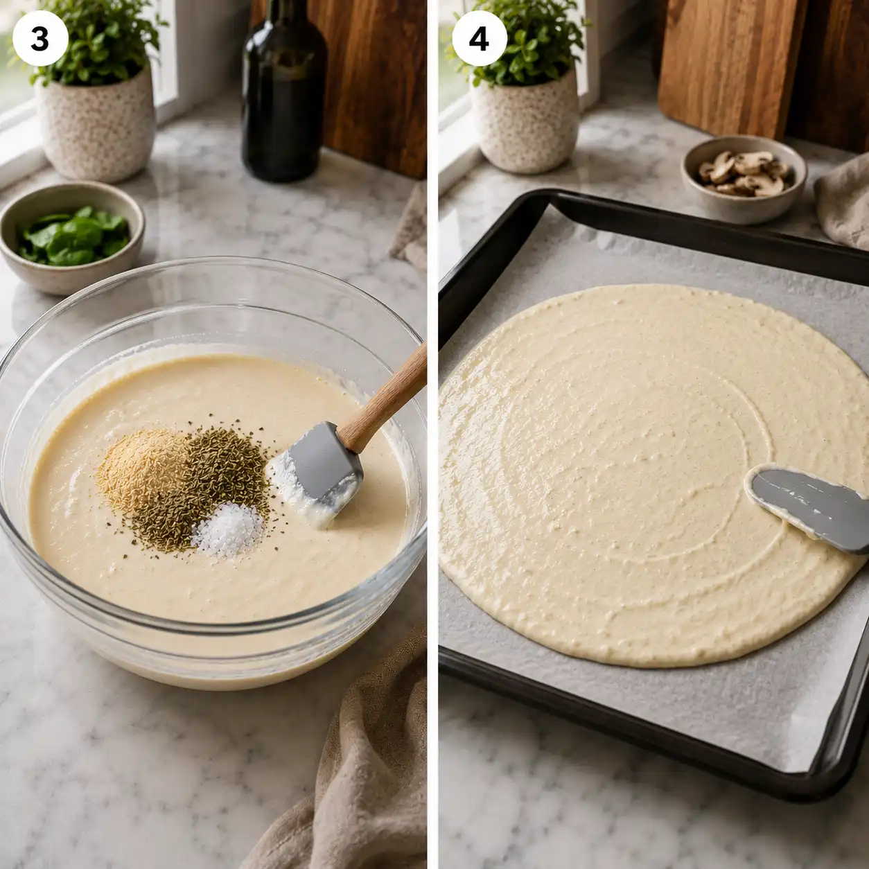 Cottage Cheese Pizza final dish