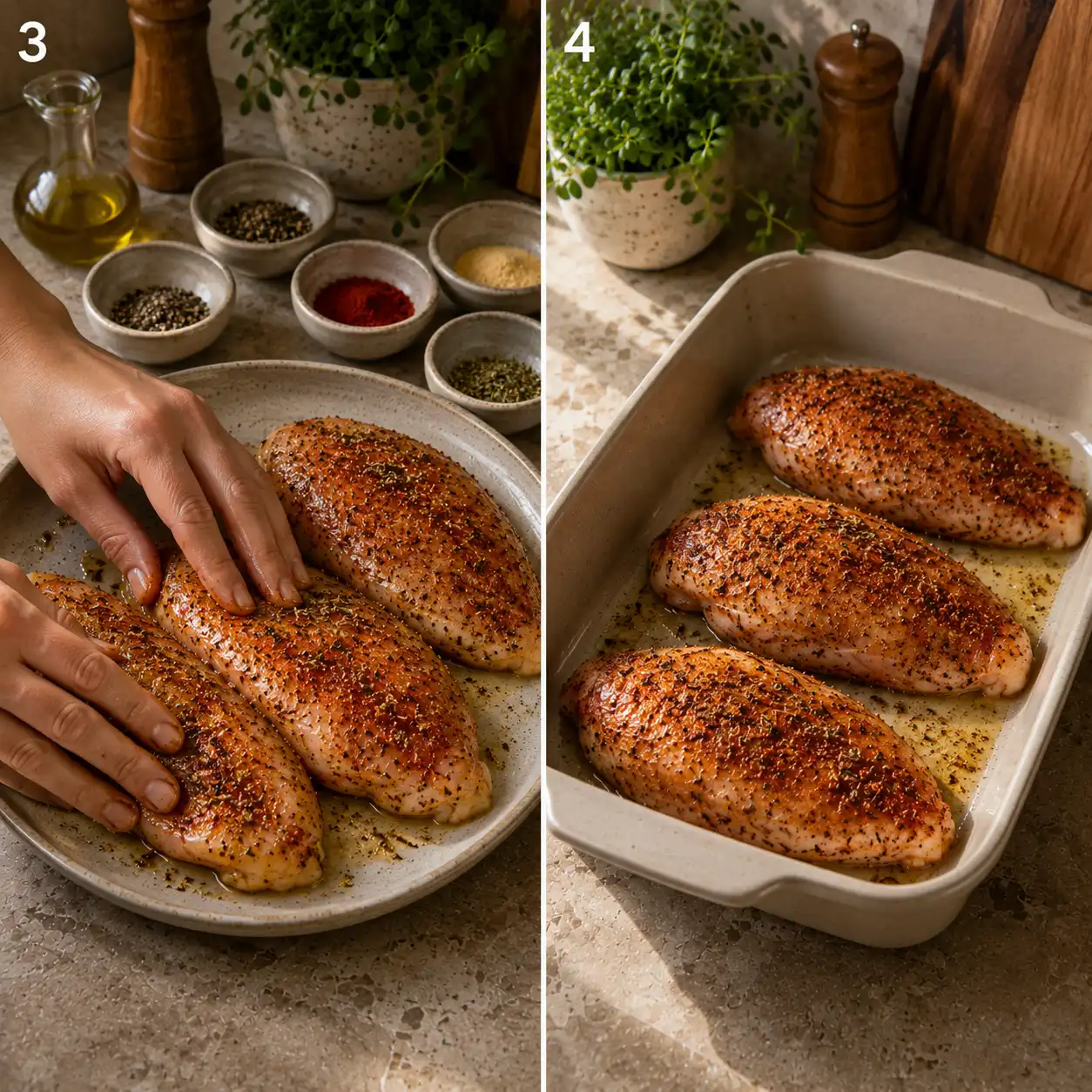 chicken breast final dish