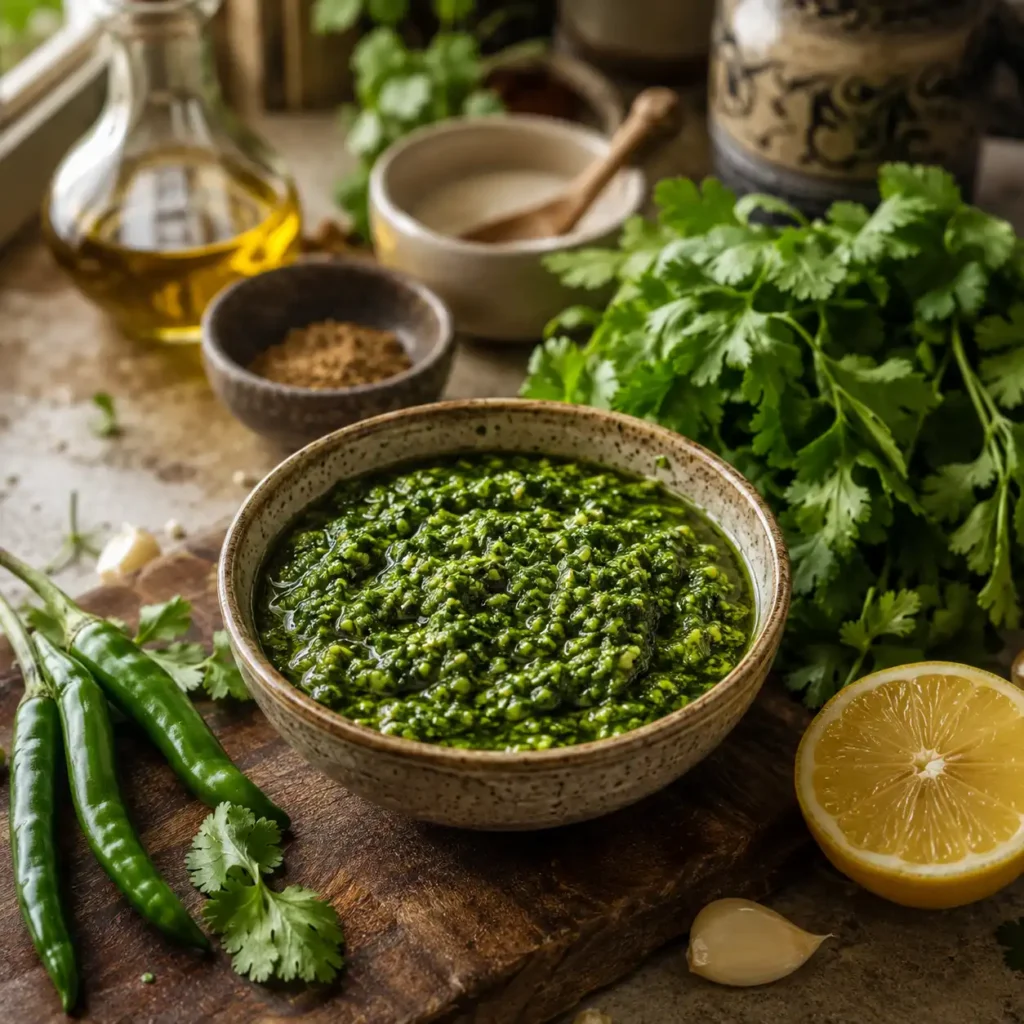 zhoug sauce recipe featured image