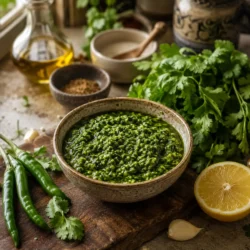 zhoug sauce recipe featured image